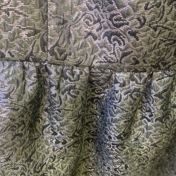 Frenchie cocktail sleeveless dress black and silver size large - Picture 6 of 8